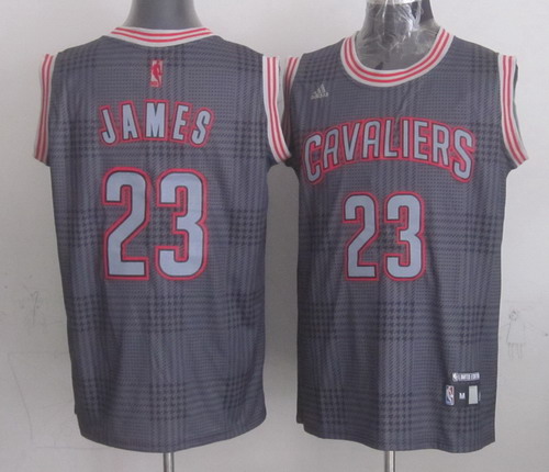 Cleveland Cavaliers #23 LeBron James Gray Shadow Jerseys,We sell and wholesale Cleveland Cavaliers #23 LeBron James Gray Shadow Jerseys on line form chian!