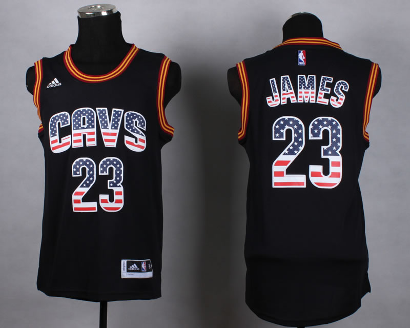 Cleveland Cavaliers #23 LeBron James Revolution 30 Swingman 2014 USA Flag Fashion Black Jerseys,We sell and wholesale Cleveland Cavaliers #23 LeBron James Revolution 30 Swingman 2014 USA Flag Fashion Black Jerseys on line form chian!
