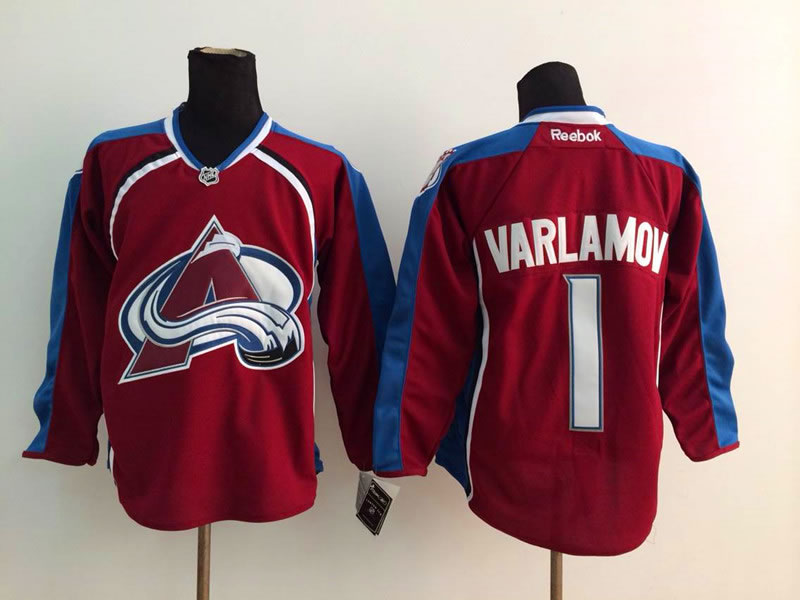 Colorado Avalanche #1 Semyon Varlamov Red Jerseys,We sell and wholesale Colorado Avalanche #1 Semyon Varlamov Red Jerseys on line form chian!