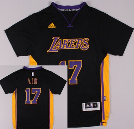 Los Angeles Lakers #17 Jeremy Lin Revolution 30 Swingman 2014 Black With Purple Jerseys,We sell and wholesale Los Angeles Lakers #17 Jeremy Lin Revolution 30 Swingman 2014 Black With Purple Jerseys on line form chian!