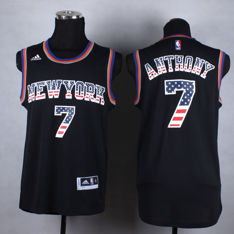 New York Knicks #7 Carmelo Anthony Revolution 30 Swingman 2014 USA Flag Fashion Black Jerseys,We sell and wholesale New York Knicks #7 Carmelo Anthony Revolution 30 Swingman 2014 USA Flag Fashion Black Jerseys on line form chian!
