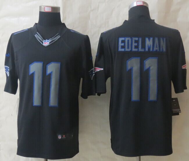 Nike Limited New England Patriots #11 Edelman Impact Black Jerseys,We sell and wholesale Nike Limited New England Patriots #11 Edelman Impact Black Jerseys on line form chian!