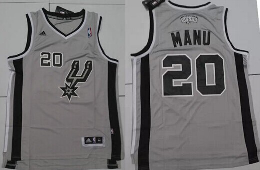 San Antonio Spurs #20 Manu Nickname Gray Swingman Jerseys,We sell and wholesale San Antonio Spurs #20 Manu Nickname Gray Swingman Jerseys on line form chian!
