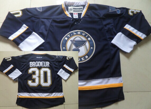 St. Louis Blues #30 Martin Brodeur Navy Blue Third Jerseys,We sell and wholesale St. Louis Blues #30 Martin Brodeur Navy Blue Third Jerseys on line form chian!