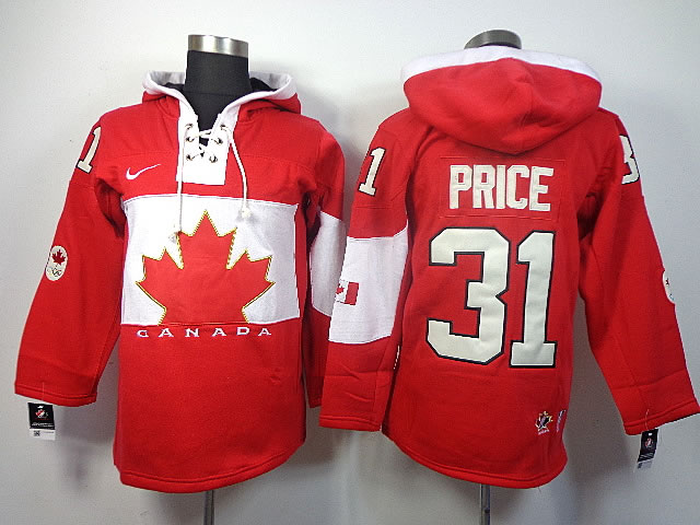 2014 Winter Olympics Canada Montreal Canadiens #31 Carey Price Red Hoodie,We sell and wholesale 2014 Winter Olympics Canada Montreal Canadiens #31 Carey Price Red Hoodie on line form chian!