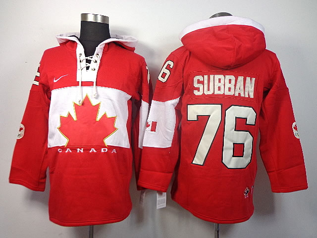 2014 Winter Olympics Canada Montreal Canadiens #76 P.K. Subban Red Hoodie,We sell and wholesale 2014 Winter Olympics Canada Montreal Canadiens #76 P.K. Subban Red Hoodie on line form chian!