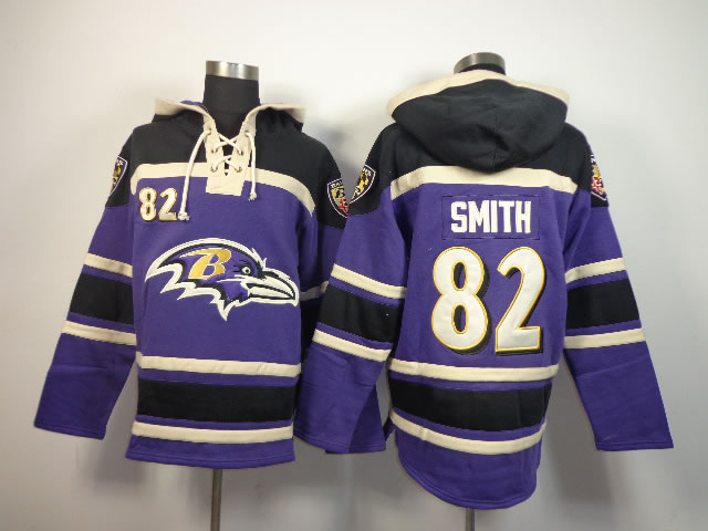 Baltimore Ravens #82 Torrey Smith Purple Hoodie,We sell and wholesale Baltimore Ravens #82 Torrey Smith Purple Hoodie on line form chian!
