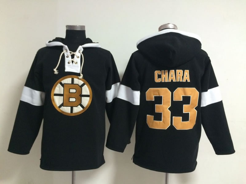 Boston Bruins #33 Zdeno Chara Solid Color Black Hoody,We sell and wholesale Boston Bruins #33 Zdeno Chara Solid Color Black Hoody on line form chian!