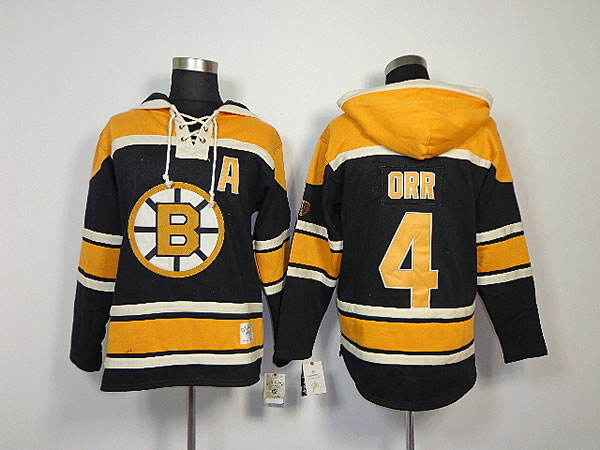 Boston Bruins #4 Bobby Orr Black Hoodie,We sell and wholesale Boston Bruins #4 Bobby Orr Black Hoodie on line form chian!