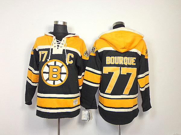 Boston Bruins #77 Bourque Black Hoodie,We sell and wholesale Boston Bruins #77 Bourque Black Hoodie on line form chian!