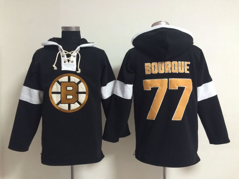 Boston Bruins #77 Bourque Solid Color Black Hoody,We sell and wholesale Boston Bruins #77 Bourque Solid Color Black Hoody on line form chian!