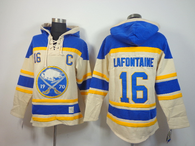 Buffalo Sabres #16 Lafontaine Cream Hoodie,We sell and wholesale Buffalo Sabres #16 Lafontaine Cream Hoodie on line form chian!