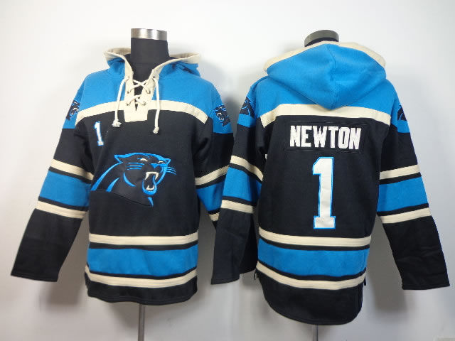 Carolina Panthers #1 Cam Newton Black Hoodie,We sell and wholesale Carolina Panthers #1 Cam Newton Black Hoodie on line form chian!