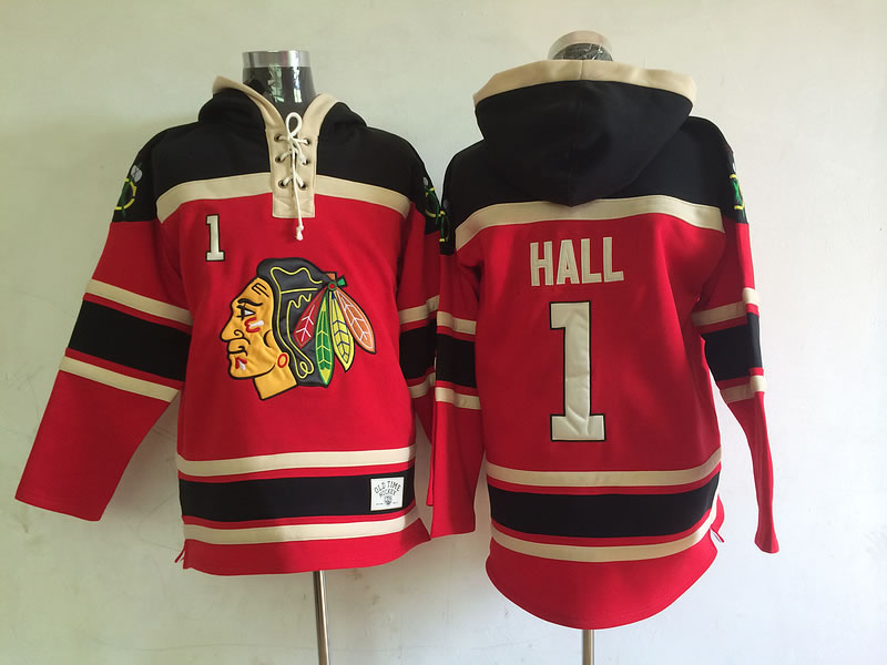 Chicago Blackhawks #1 Hall Red Hoodie,We sell and wholesale Chicago Blackhawks #1 Hall Red Hoodie on line form chian!