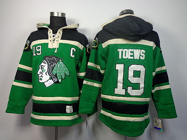 Chicago Blackhawks #19 Janathan Toews Green Hoodie,We sell and wholesale Chicago Blackhawks #19 Janathan Toews Green Hoodie on line form chian!