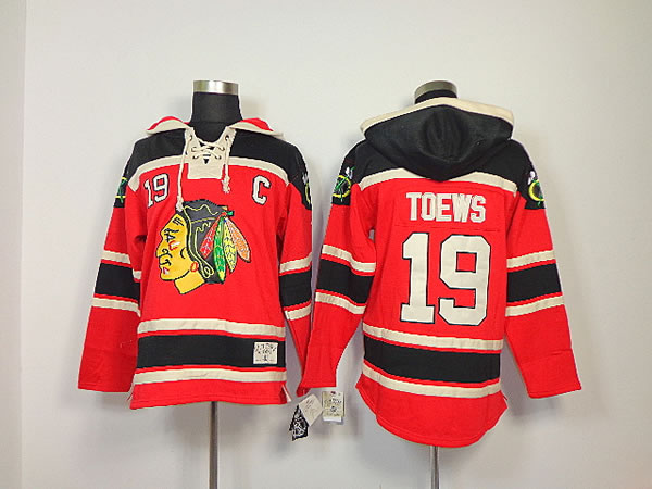 Chicago Blackhawks #19 Janathan Toews Red Hoodie,We sell and wholesale Chicago Blackhawks #19 Janathan Toews Red Hoodie on line form chian!