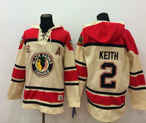 Chicago Blackhawks #2 Duncan Keith Cream Hoodie,We sell and wholesale Chicago Blackhawks #2 Duncan Keith Cream Hoodie on line form chian!