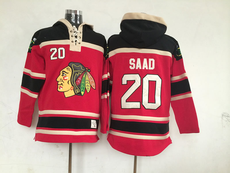 Chicago Blackhawks #20 Brandon Saad Red Hoodie,We sell and wholesale Chicago Blackhawks #20 Brandon Saad Red Hoodie on line form chian!