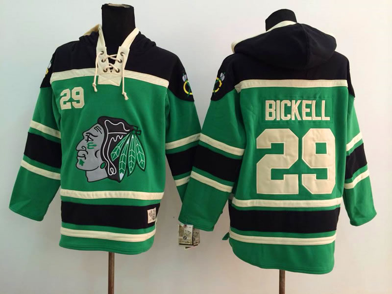 Chicago Blackhawks #29 Bryan Bickell Green Hoodie,We sell and wholesale Chicago Blackhawks #29 Bryan Bickell Green Hoodie on line form chian!
