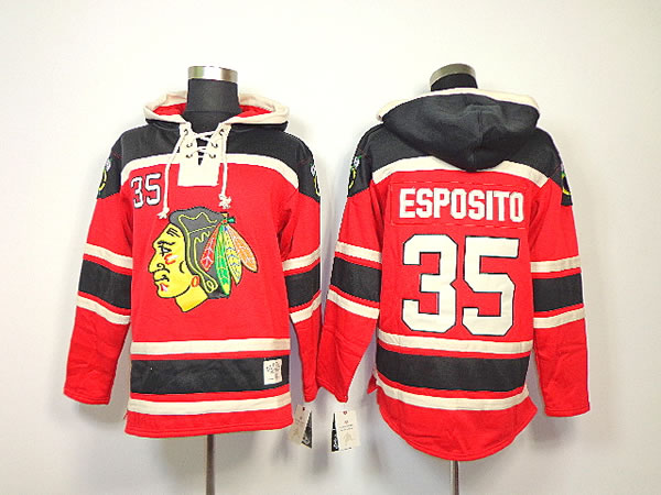 Chicago Blackhawks #35 Esposito Red Hoodie,We sell and wholesale Chicago Blackhawks #35 Esposito Red Hoodie on line form chian!