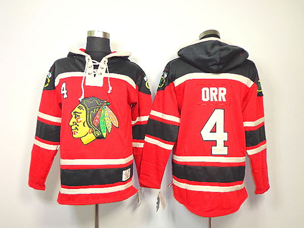 Chicago Blackhawks #4 Orr Red Hoodie,We sell and wholesale Chicago Blackhawks #4 Orr Red Hoodie on line form chian!