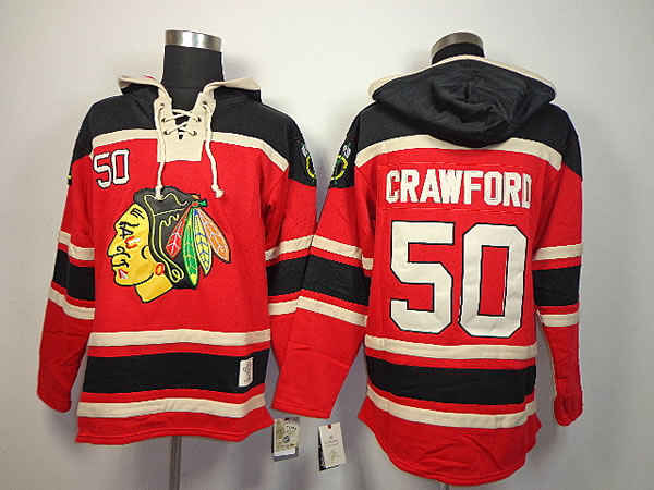 Chicago Blackhawks #50 Corey Crawford Red Hoodie,We sell and wholesale Chicago Blackhawks #50 Corey Crawford Red Hoodie on line form chian!