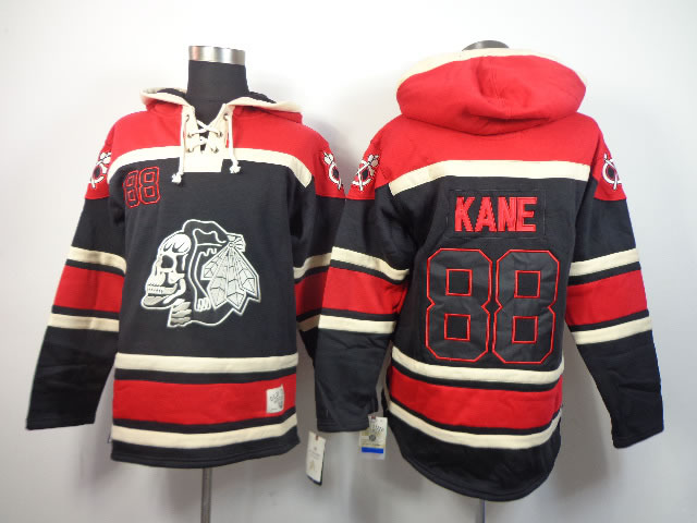 Chicago Blackhawks #88 Patrick Kane Black Red Ice Skulls Hoodie,We sell and wholesale Chicago Blackhawks #88 Patrick Kane Black Red Ice Skulls Hoodie on line form chian!