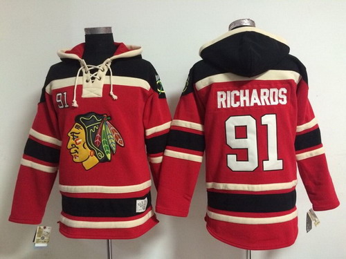 Chicago Blackhawks #91 Brad Richards Red Hoodie,We sell and wholesale Chicago Blackhawks #91 Brad Richards Red Hoodie on line form chian!