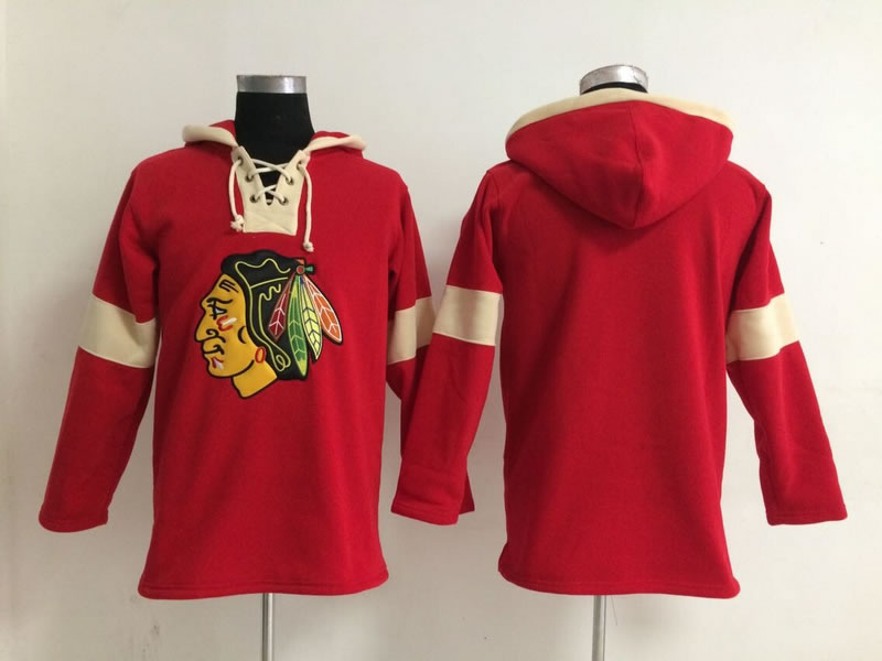 Chicago Blackhawks Blank Solid Color Red Hoody,We sell and wholesale Chicago Blackhawks Blank Solid Color Red Hoody on line form chian!