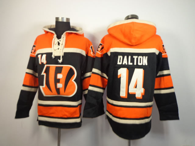 Cincinnati Bengals #14 Andy Dalton Black Hoodie,We sell and wholesale Cincinnati Bengals #14 Andy Dalton Black Hoodie on line form chian!