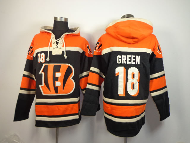Cincinnati Bengals #18 A.J. Green Black Hoodie,We sell and wholesale Cincinnati Bengals #18 A.J. Green Black Hoodie on line form chian!