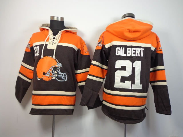 Cleveland Browns #21 Justin Gilbert Brown Hoodie,We sell and wholesale Cleveland Browns #21 Justin Gilbert Brown Hoodie on line form chian!