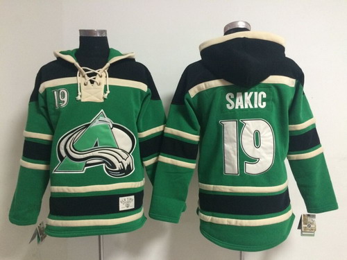 Colorado Avalanche #19 Joe Sakic Green Hoodie,We sell and wholesale Colorado Avalanche #19 Joe Sakic Green Hoodie on line form chian!