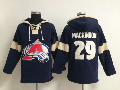 Colorado Avalanche #29 Nathan MacKinnon Navy Blue Hoody,We sell and wholesale Colorado Avalanche #29 Nathan MacKinnon Navy Blue Hoody on line form chian!