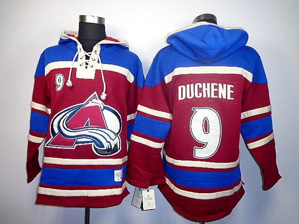 Colorado Avalanche #9 Duchene Red Hoodie,We sell and wholesale Colorado Avalanche #9 Duchene Red Hoodie on line form chian!
