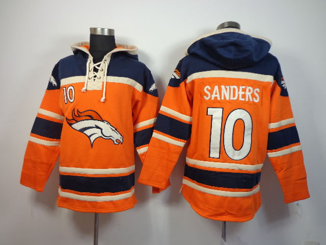 Denver Broncos #10 Sanders Orange Hoodie,We sell and wholesale Denver Broncos #10 Sanders Orange Hoodie on line form chian!