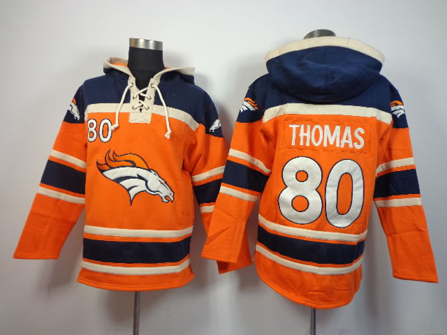 Denver Broncos #80 Julius Thomas Orange Hoodie,We sell and wholesale Denver Broncos #80 Julius Thomas Orange Hoodie on line form chian!