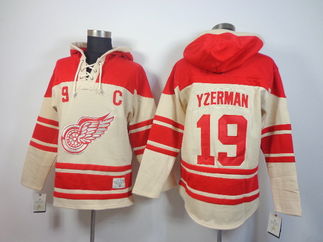 Detroit Red Wings #19 Steve Yzerman Cream Hoodie,We sell and wholesale Detroit Red Wings #19 Steve Yzerman Cream Hoodie on line form chian!