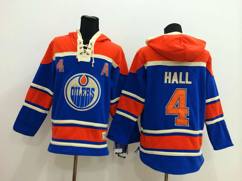 Edmonton Oilers #4 Taylor Hall Light Blue Hoodie,We sell and wholesale Edmonton Oilers #4 Taylor Hall Light Blue Hoodie on line form chian!