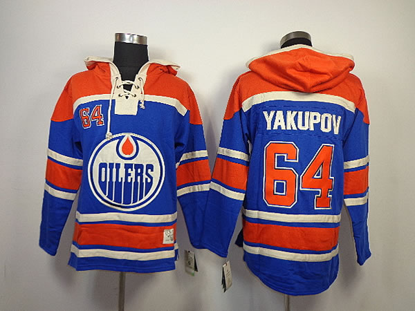 Edmonton Oilers #64 Neil Yakupov Royal Blue Hoodie,We sell and wholesale Edmonton Oilers #64 Neil Yakupov Royal Blue Hoodie on line form chian!