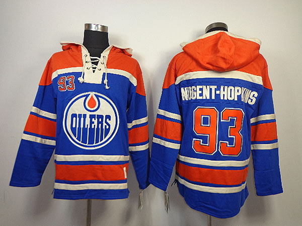 Edmonton Oilers #93 Ryan Nugent-Hopkins Royal Blue Hoodie,We sell and wholesale Edmonton Oilers #93 Ryan Nugent-Hopkins Royal Blue Hoodie on line form chian!