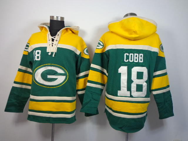 Green Bay Packers #18 Randall Cobb Green Hoodie,We sell and wholesale Green Bay Packers #18 Randall Cobb Green Hoodie on line form chian!