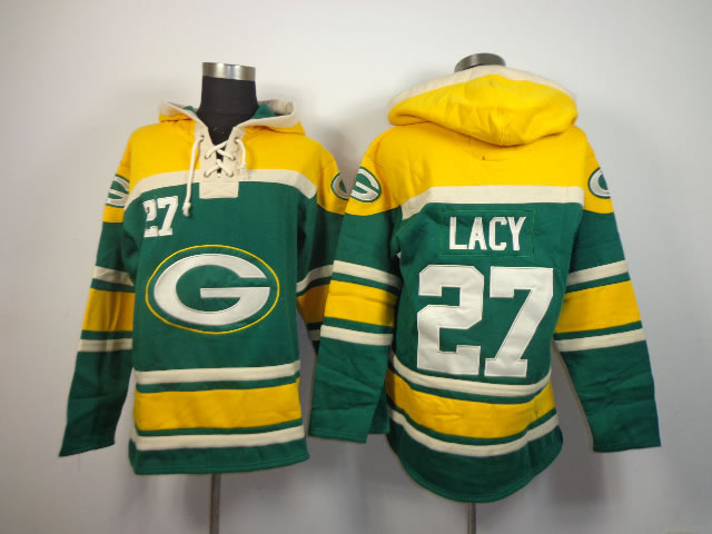 Green Bay Packers #27 Eddie Lacy Green Hoodie,We sell and wholesale Green Bay Packers #27 Eddie Lacy Green Hoodie on line form chian!