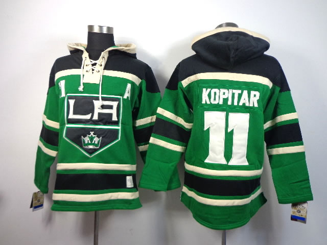 Los Angeles Kings #11 Anze Kopitar Green Hoodie,We sell and wholesale Los Angeles Kings #11 Anze Kopitar Green Hoodie on line form chian!