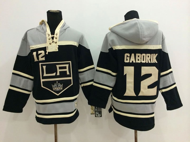 Los Angeles Kings #12 Marian Gaborik Black Hoodie,We sell and wholesale Los Angeles Kings #12 Marian Gaborik Black Hoodie on line form chian!