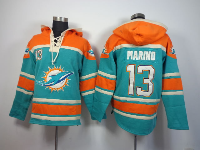 Miami Dolphins #13 Dan Marino Green Hoodie,We sell and wholesale Miami Dolphins #13 Dan Marino Green Hoodie on line form chian!