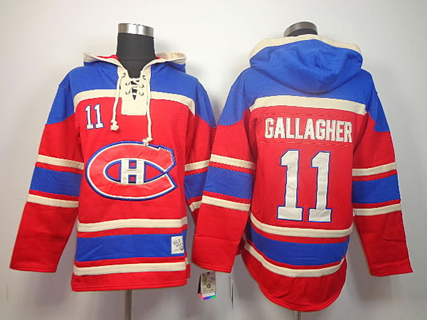 Montreal Canadiens #11 Brendan Gallagher Red Hoodie,We sell and wholesale Montreal Canadiens #11 Brendan Gallagher Red Hoodie on line form chian!