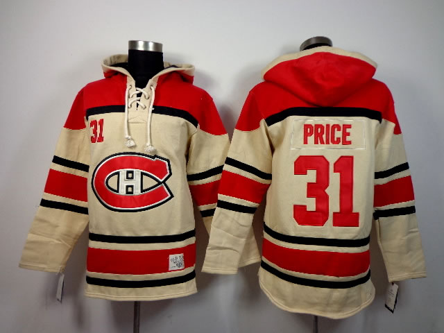 Montreal Canadiens #31 Carey Price Cream Hoodie,We sell and wholesale Montreal Canadiens #31 Carey Price Cream Hoodie on line form chian!