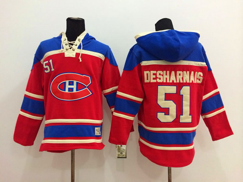 Montreal Canadiens #51 Desharnais Red Hoodie,We sell and wholesale Montreal Canadiens #51 Desharnais Red Hoodie on line form chian!