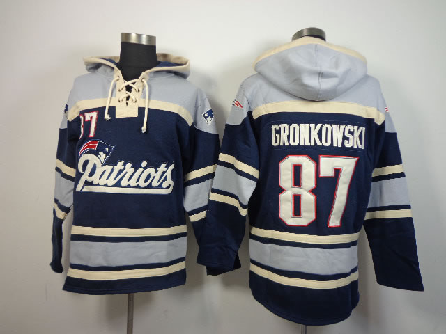 New England Patriots #87 Rob Gronkowski Navy Blue Hoodie,We sell and wholesale New England Patriots #87 Rob Gronkowski Navy Blue Hoodie on line form chian!